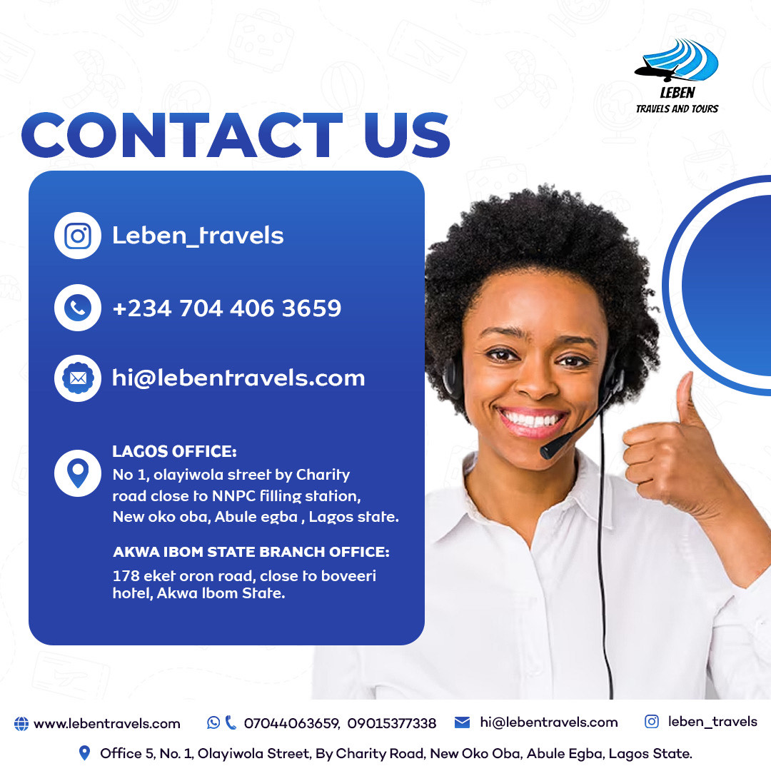 contact Leben Travels Nigeria