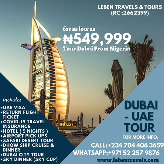 Leben Travels And Tours - Best Travel Agency in Nigeria